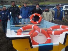 Campaña Mar de Esperanza entregó embarcaciones en Cocholg�¿�e y Cobquecura