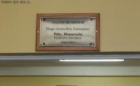 Dirigentes de la pesca  artesanal del Biobío tributaron  homenaje a don Hugo Arancibia