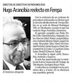 Hugo Arancibia asume presidencia en Ferepa Biobio