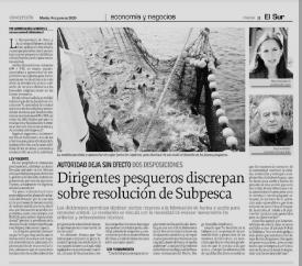 La reacción de Hugo Arancibia ante derogación de reglamento de la subpesca