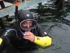 Pescadores de caleta Lenga se capacitan en técnicas de buceo