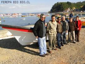 Chilenos en España donaron bote a pescadores de Caleta Cantera
