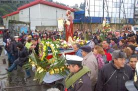 Pescadores celebraron a San Pedro,bajo intensa lluvia