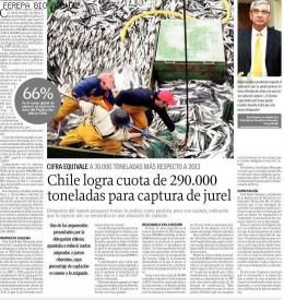 Alta cuota para captura de Jurel