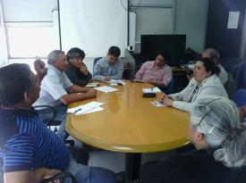 Positivo encuentro con Director de Obras Portuarias