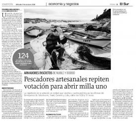 Ferepa Biobio rechaza consulta de Subpesca para incursionar en la primera milla