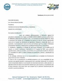 Posponer incorporación de sector pesquero a Ministerio de Agricultura