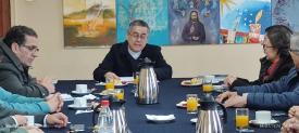DIRIGENTES SINDICALES SE REÚNEN CON ARZOBISPO DE CONCEPCION