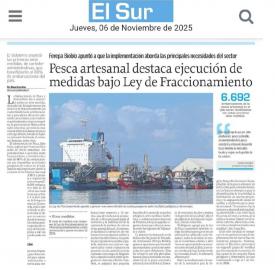 FEREPA BIOBÍO VALORA LA PUESTA EN MARCHA DE LA LEY DE FRACCIONAMIENTO QUE FORTALECE A LA PESCA ARTESANAL TRADICIONAL